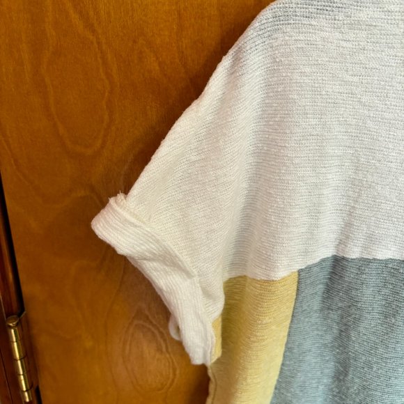 Ces Femme Cotton Blend Short Sleeve‎ Sweater - Picture 8 of 10